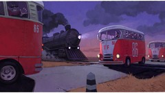 Abstract advertisement Haven pinups old west