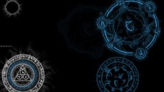 Abstract Alchemical Circle