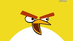 Abstract angry birds minimalistic