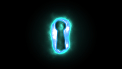 Abstract Art keyhole artwork