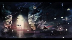 Abstract artwork anime girls