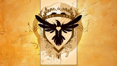 Abstract Birds vectors shield