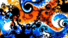 Abstract blue black dark