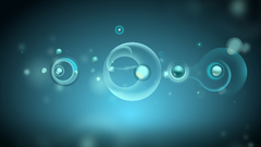 Abstract blue kde plasma