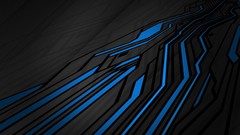 Abstract blue lines graphics