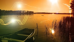 Abstract boredom boat Lake