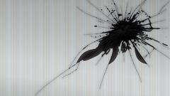 Abstract broken screen crack