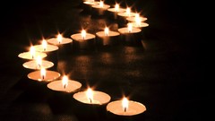 Abstract Candles tealight