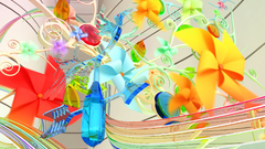 Abstract cgi chromatic colors