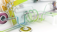 Abstract cgi chromatic K3