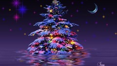 Abstract christmas tree