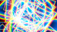 Abstract circles shapes psychedelic