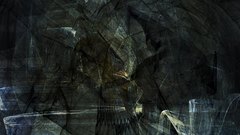 Abstract clouds black waves