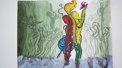 Abstract colors artwork cahenzli