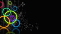 Abstract composition Flowers Textures