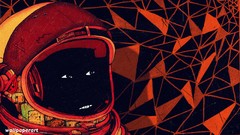 Abstract cosmonaut Stefan Lucut