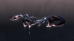 Abstract dark cgi digital