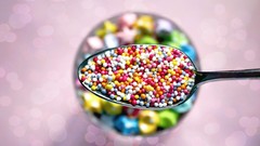 Abstract desserts sprinkles