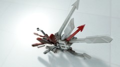 Abstract digital art arrows