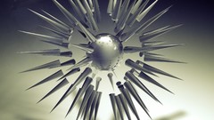 Abstract digital art pointy