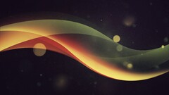 abstract digital art waveforms bokeh sound wave Minimalism