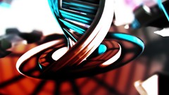 Abstract DNA ipad 3D view 3D renders Tone Sphere