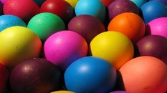 Abstract eggs Easter multicolor Easter Eggs