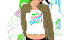 Abstract electro lover