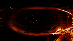 Abstract fire wish delivers