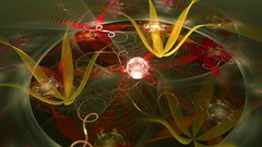 Abstract Flowers bunch