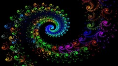 Abstract Fractals spirals