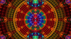 Abstract Fractals tunnels trippy