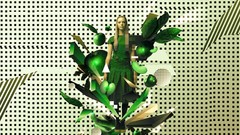 Abstract fruits montage