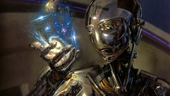 Abstract Future sci-fi Robots