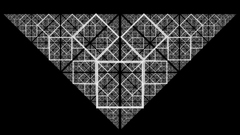 Abstract grayscale squares triangles