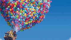 Abstract houses Balloons