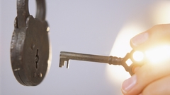 Abstract key lock Concept