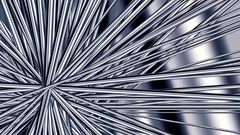 Abstract metal rods