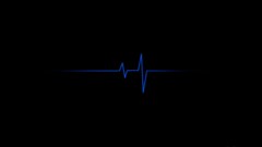 Abstract minimalistic heartbeat