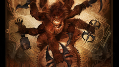 Abstract Monsters demons digital