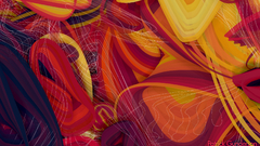 Abstract multicolor artwork Patrick