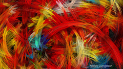 Abstract multicolor artwork Patrick