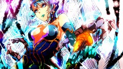 Abstract multicolor cleavage Tiger