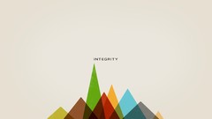 Abstract multicolor digital art Integrity