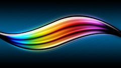 Abstract multicolor flow