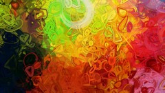 Abstract multicolor illustrations artwork