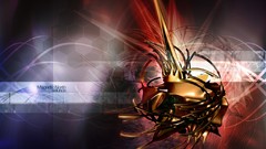 Abstract north magnetic