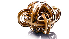 Abstract object widescreen background