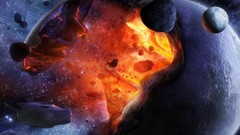 Abstract outer space artistic