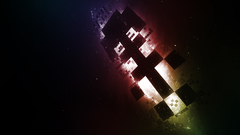 Abstract outer space colors